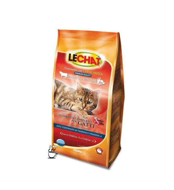 غذای خشک لیچت مخصوص گربه های بالغ با طعم بیف و سبزیجات