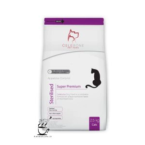 غذای خشک سلبن Celebone مخصوص گربه عقیم 2.5 Kg